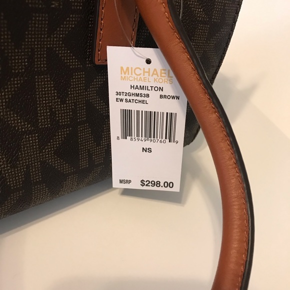 💯 authentic NWT Michael Kors Hamilton purse - Picture 5 of 6
